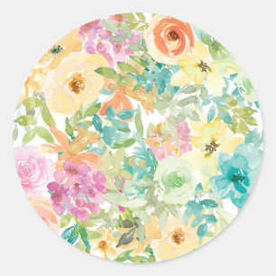 Bloeding Hartslag Ronde Sticker