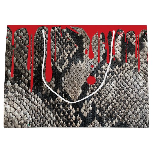 Bloeding Python Snake Skin - Halloween Fun Groot Cadeauzakje (Voorkant)