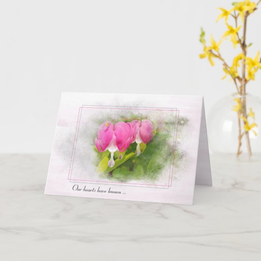 Bloeding Sympathie Kaart (Gele Bloem)