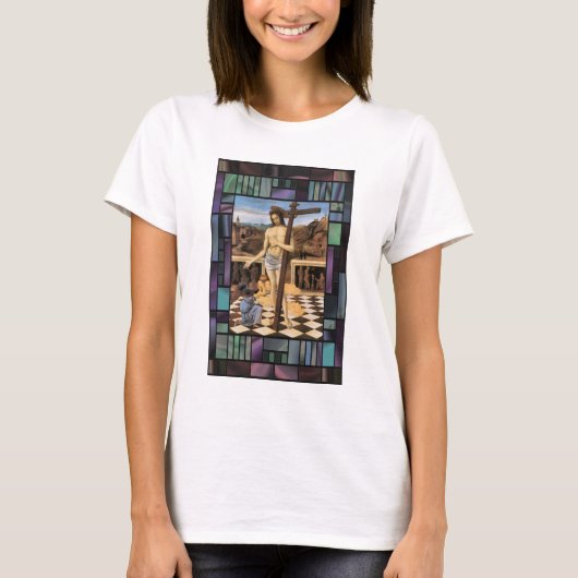  bloeding van de godsdienstige kunst t-shirt (Voorkant)