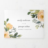 BLOEDING VAN DE WATERVERF VAN DE BLOEDBARE PEACH'S DRIELUIK UITNODIGING (Cover)