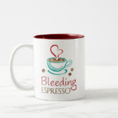 Bloedingen Espresso Grote Mok (Links)