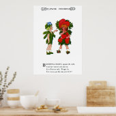 Bloedingen, hart en Live Forever Poster (Keuken)