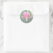 Bloedingen Hartbloemen Monogram D Stickers (Tas)