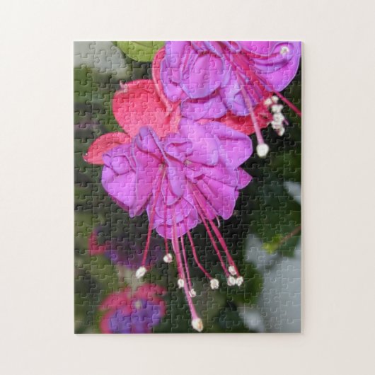 Bloedingen Harten Fuschia Puzzle Legpuzzel (Verticaal)
