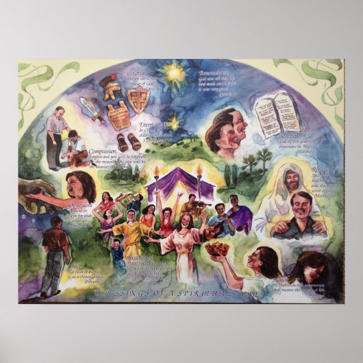BLOEDINGEN VAN EEN SPIRITUEEL LEVEN POSTER (Voorkant)