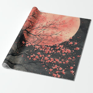 Bloedinmaan Sakura Inktwassing (2) Cadeaupapier