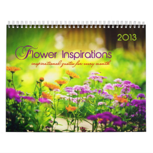 Bloedinspiraties. Maandelijkse inspirerend noterin Kalender