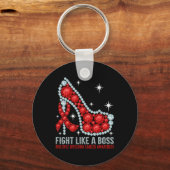 Bloedkanker als multipel myeloom bij vrouwen sleutelhanger (Voorkant)