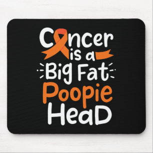 Bloedkanker Awareness Lint Leukemie Poopie Head Muismat
