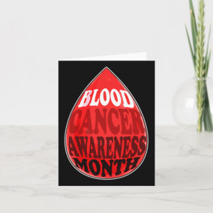 Bloedkanker Awareness Month Patiëntenondersteuning Kaart