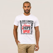 Bloedkanker Bewustmakingsmaand T-shirt (Voorkant volledig)