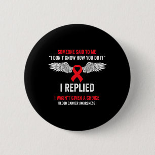 Bloedkanker Bewustzijn - Bloedkanker Bewustzijn Ma Ronde Button 5,7 Cm