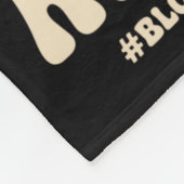 Bloedkanker Bewustzijn Groovy Lint Bloedkanker Fleece Deken (Hoek)