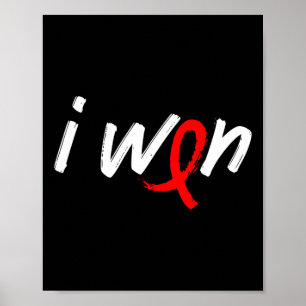 Bloedkanker Bewustzijn - Ik Won Survivor Fighter Poster