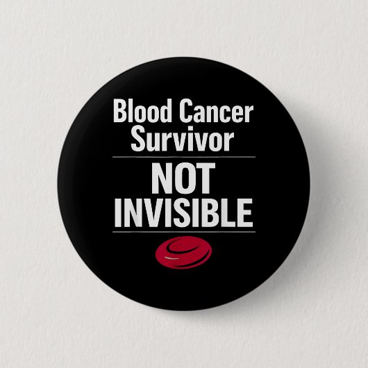 Bloedkanker Bewustzijn Leukemie Lymfoom Overlevend Ronde Button 5,7 Cm (Voorkant)