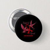 Bloedkanker Bewustzijn Ondersteuningsteam Ronde Button 5,7 Cm (Voorkant /achterkant)