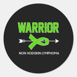 Bloedkanker bewustzijn Outfit Non-Hodgkinlymfoom Ronde Sticker
