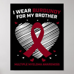 Bloedkanker Bourgondië Broer Multipel Myeloom Bewu Poster