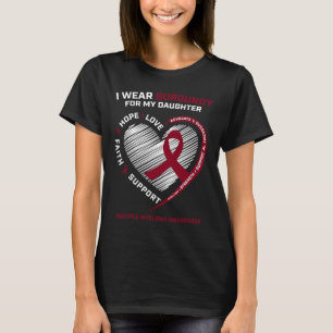 Bloedkanker Bourgondië dochter multipel myeloom Aw T-shirt