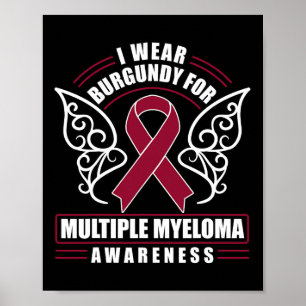 Bloedkanker die ik Bourgogne voor multipel myeloom Poster