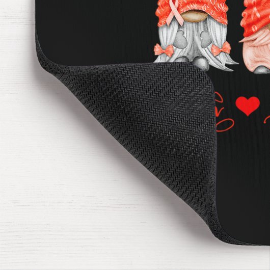 Bloedkanker geloof hoop liefde rode kabouters hart muismat (Hoek)