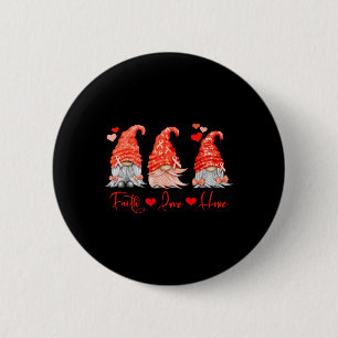 Bloedkanker geloof hoop liefde rode kabouters hart ronde button 5,7 cm