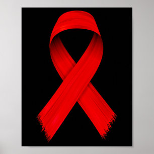 Bloedkanker HIVAIDS Awareness Red Ribbon Week Awa Poster