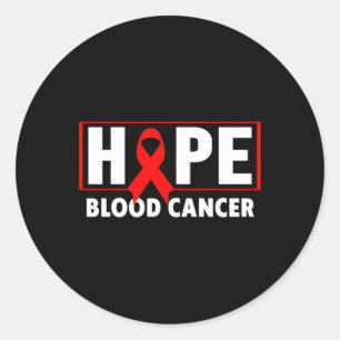 Bloedkanker - Hope Blood Cancer Awareness Ronde Sticker