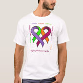 Bloedkanker in combinatie met T-shirt (aanpasbaar) (Voorkant)