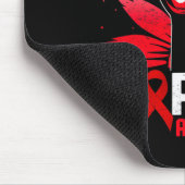 Bloedkanker krijgers zijn magische eenhoorn rode r muismat (Hoek)