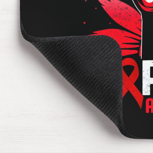 Bloedkanker krijgers zijn magische eenhoorn rode r muismat (Hoek)