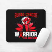 Bloedkanker krijgers zijn magische eenhoorn rode r muismat (Met muis)