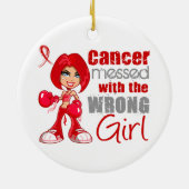 Bloedkanker met een verkeerd meisje.png keramisch ornament (Achterkant)