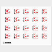 Bloedkanker moet genezen worden 3 ronde sticker (Vel)