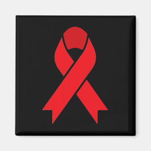 Bloedkanker Red Ribbon Week Awareness HIVAIDS AWA Magneet