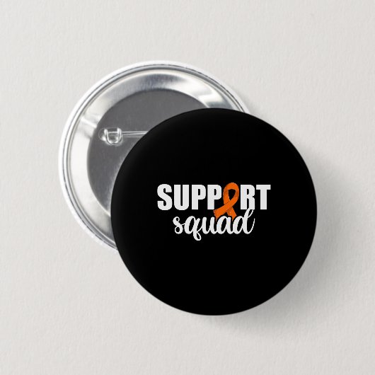 Bloedkanker Support Squad 1 Ronde Button 5,7 Cm (Voorkant /achterkant)