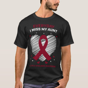 Bloedkanker Ter Nagedachtenis Aan Mijn Tante Multi T-shirt