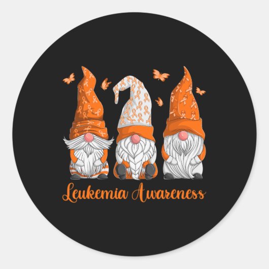 Bloedkanker voor kinderen ronde sticker (Voorkant)