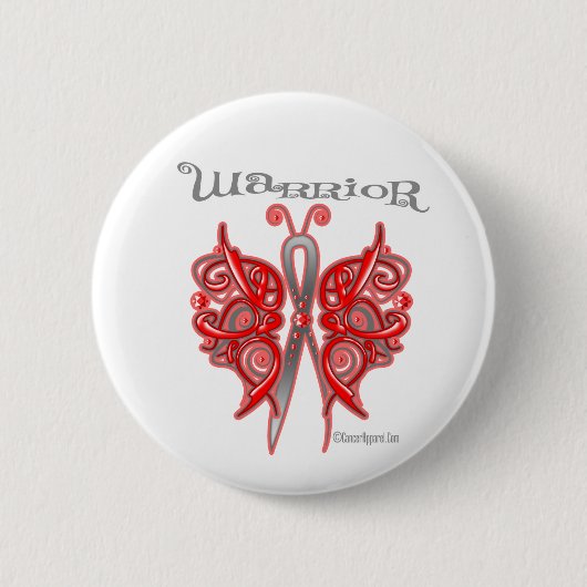 Bloedkanker Warrior Celtic Butterfly Ronde Button 5,7 Cm (Voorkant)
