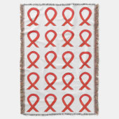 Bloedkankerbewustwording Kunstdekletjes Deken (Voorkant Verticaal)