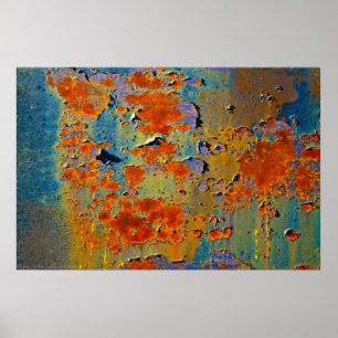 Bloedkleuren 100 jaar rust en verf poster