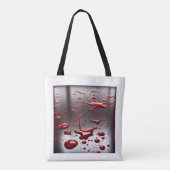 bloedklonter tote bag (Achterkant)