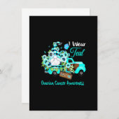 Bloedkoepel Overlevende eierstokkanker Kaart (Voorkant / Achterkant)