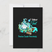 Bloedkoepel Overlevende eierstokkanker Kaart (Voorkant)