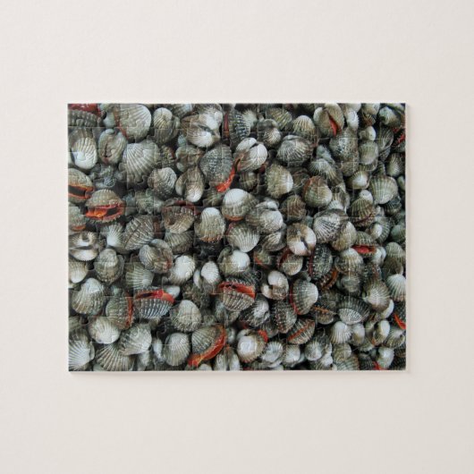 Bloedkokkelschelpen Legpuzzel (Horizontaal)