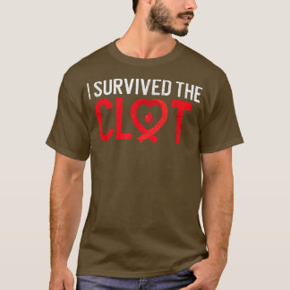 Bloedkromme Overlevende PE Supporter Pulmonaire Em T-shirt