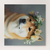 Bloedkroon Shiba Inu Legpuzzel (Horizontaal)