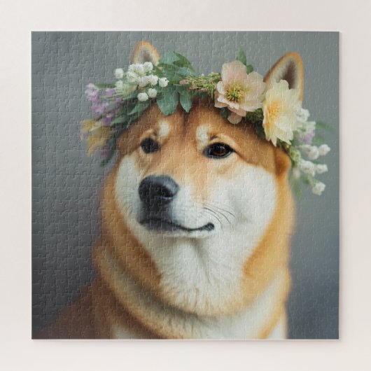 Bloedkroon Shiba Inu Legpuzzel (Verticaal)