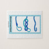 Bloedleng Knot (Knotology Knot Instruction) Legpuzzel (Horizontaal)